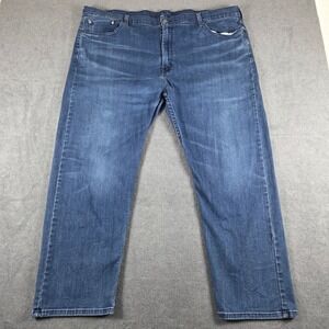 Levis 502 Taper Fit Mens Jeans Medium Wash Blue Denim Pants Regular Taper‎